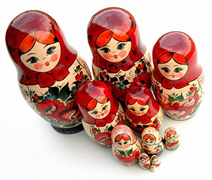 Taller de muñecas rusas
