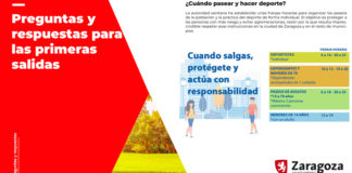 Guía municipal para salir a pasear y hacer deporte con responsabilidad