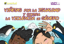 Una exposición itinerante del IAJ invita a los jóvenes a detectar e identificar la realidad de la violencia de género a través del cómic