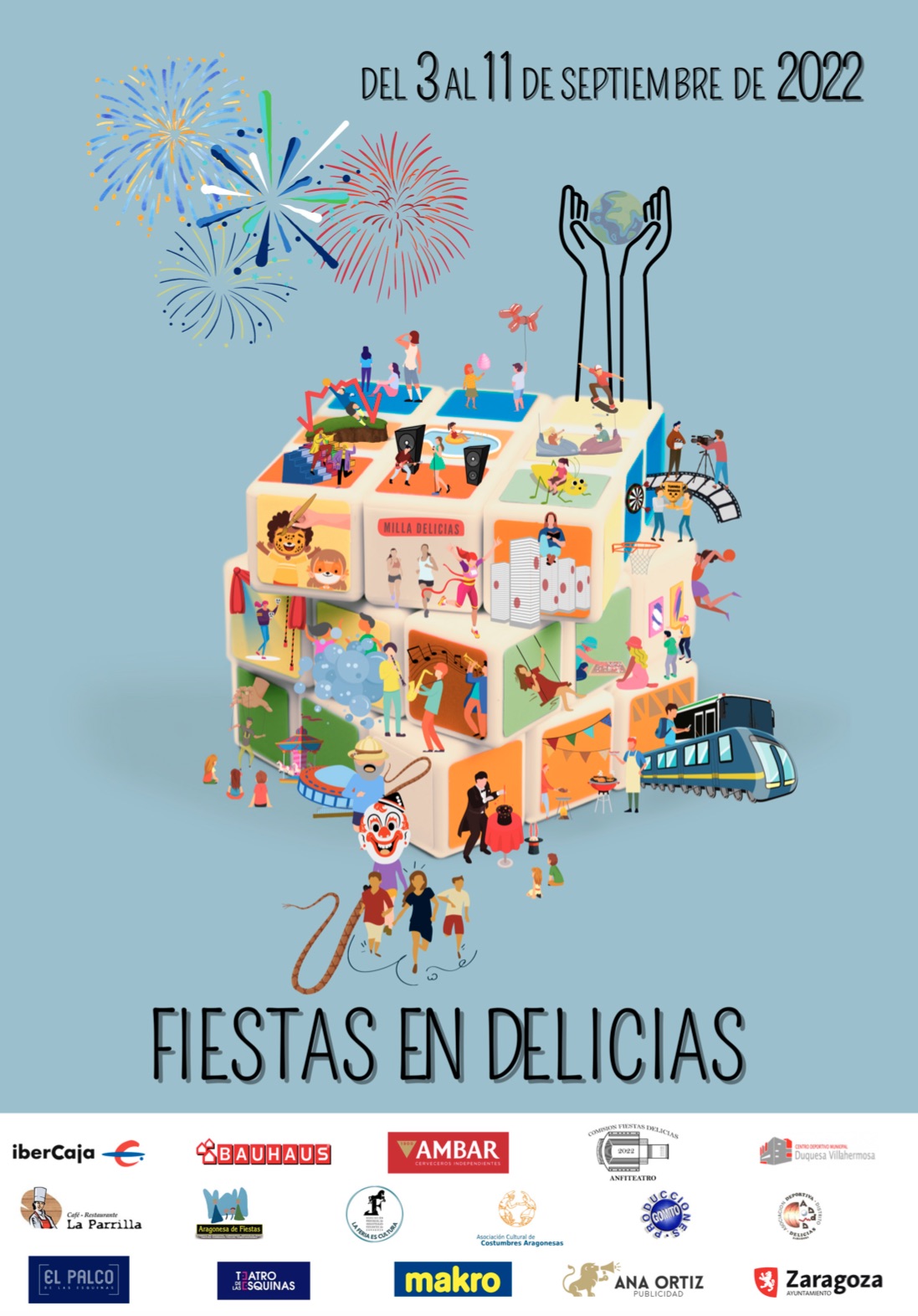 cartel fiestas delicias 2022