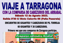 Excursión a Tarragona con los cabezudos del Arrabal