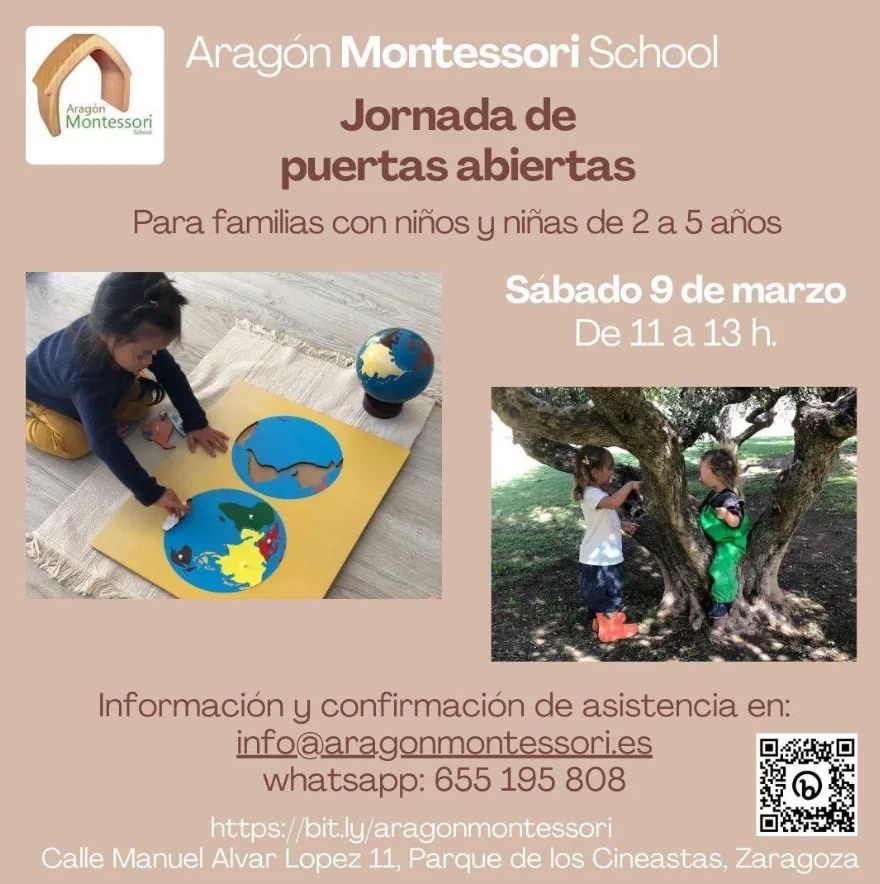 puertas abiertas Aragon Montessori